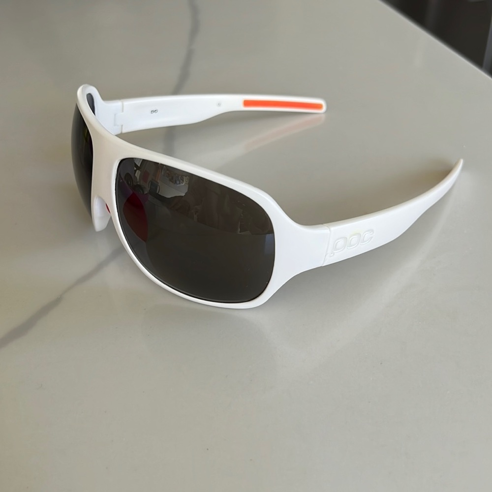 POC sunglasses with Case.  Unisex style. Zero scratches on lenses